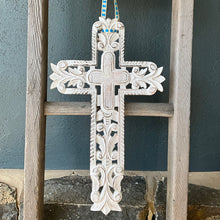 Load image into Gallery viewer, White Wooden Cross