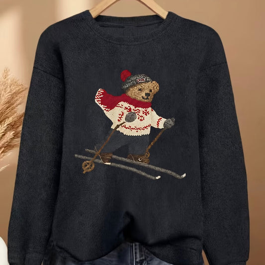 Ski Sweater With Bear