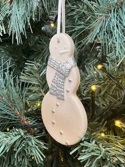 Ceramic Snowman Deco