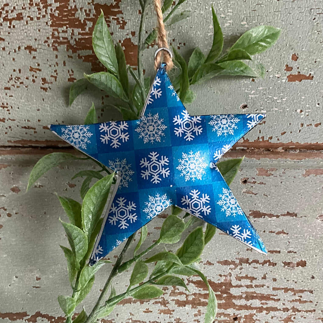 Blue Tin Star