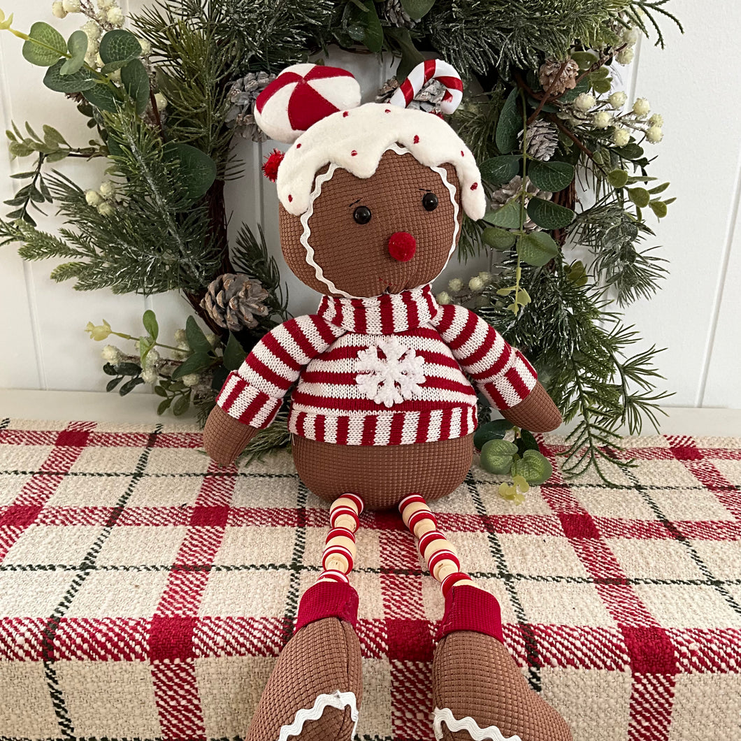 Dangle Leg Gingerbread  Boy