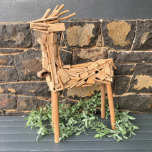 Load image into Gallery viewer, Large Blitzen Wooden Reindeer