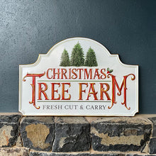 Load image into Gallery viewer, Tree Farm Tin Sign RAZ