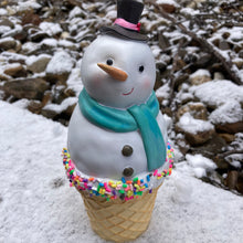 Load image into Gallery viewer, Icecream Cone Snowman