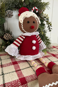 Dangle Leg Gingerbread Girl