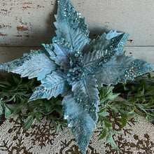 Load image into Gallery viewer, Soft Teal Poinsettia