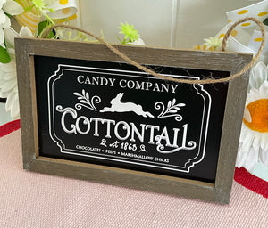 Cottontail Blackboard Deco