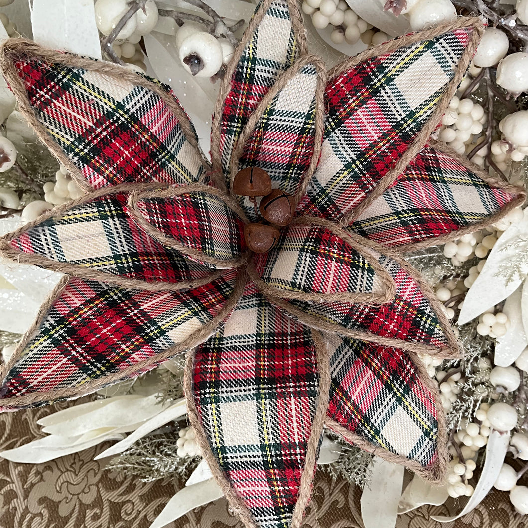 Country Tartan Poinsettia