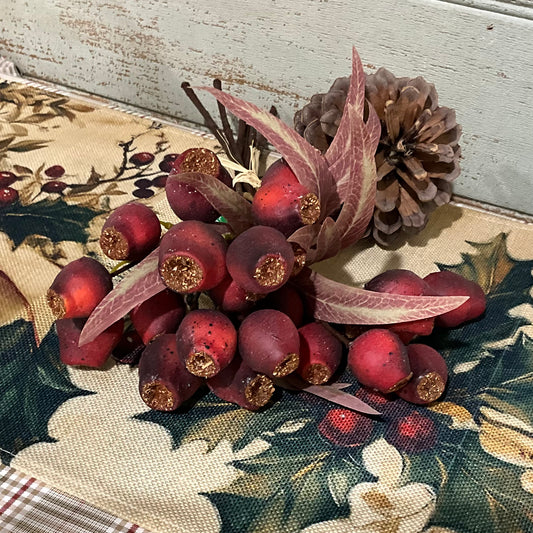 Red Native Gumnut Bunch