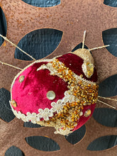 Load image into Gallery viewer, Burgundy Jewelled Beetle