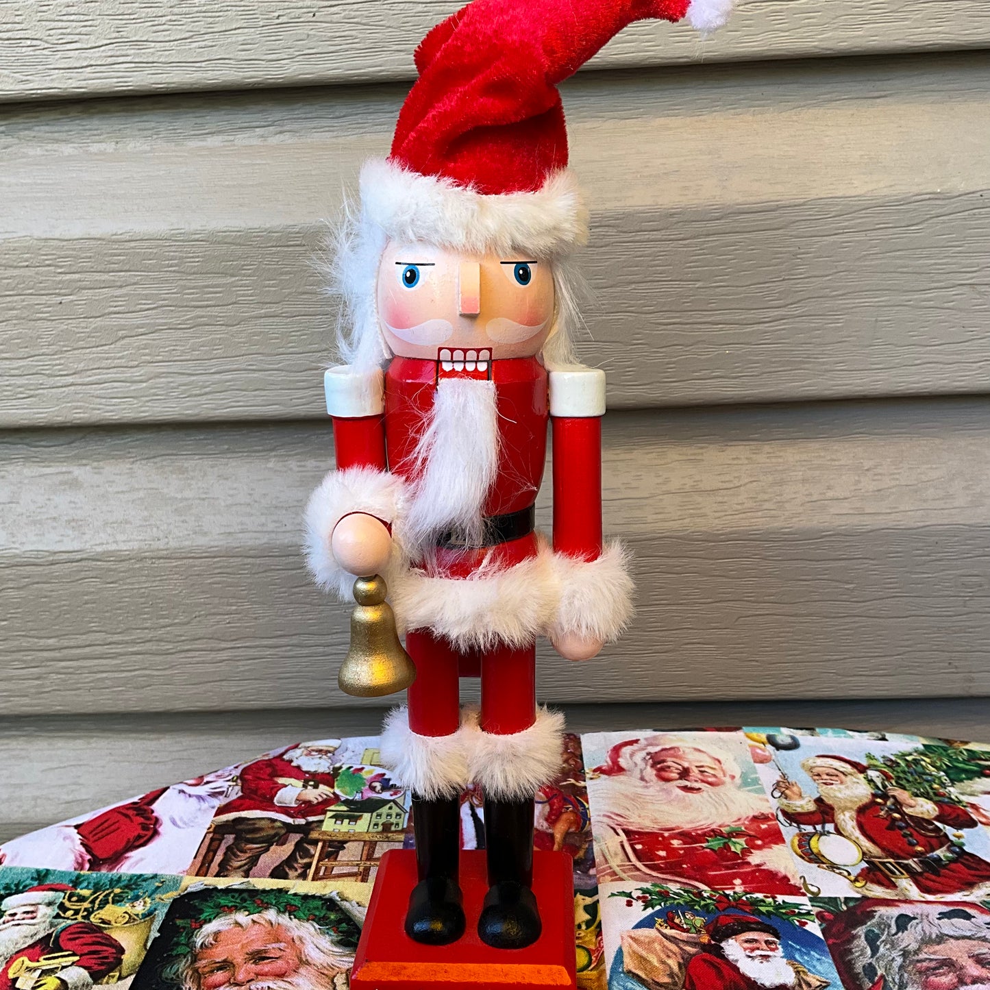 Small Red White Nutcracker