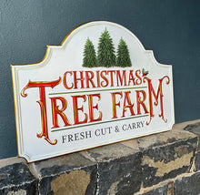 Load image into Gallery viewer, Tree Farm Tin Sign RAZ