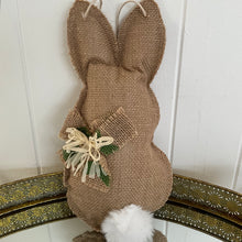 Load image into Gallery viewer, Hessian Hanging Bunny