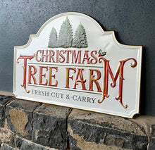 Load image into Gallery viewer, Tree Farm Tin Sign RAZ