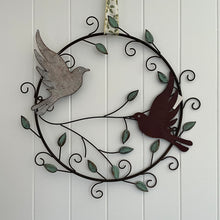 Load image into Gallery viewer, Metal Dove Wreath