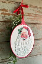 Load image into Gallery viewer, Round Santa Sign RAZ