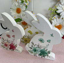 Load image into Gallery viewer, Three Wooden Bunnies