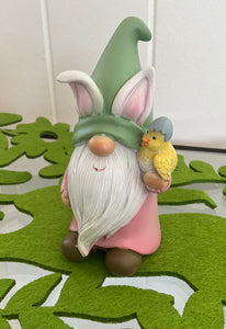 Green Hat Gnome Bunny