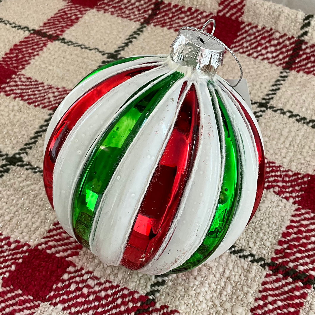 Striped Glass Ball