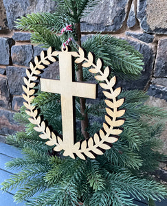 Wooden Cross Deco