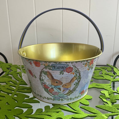 Vintage Style Pail Mauve