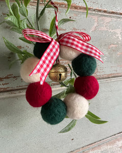 Felt Ball Wreath