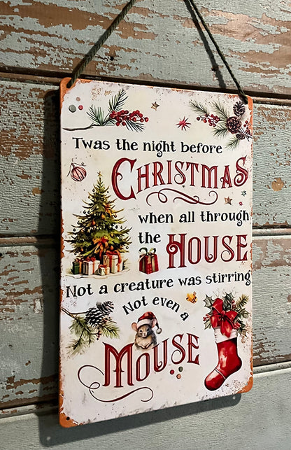 ‘Twas the Night Before Sign