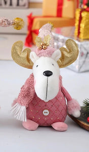 Pink Reindeer Plush