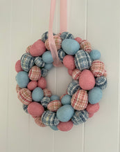 Load image into Gallery viewer, Easter Wreath Tweed Eggs