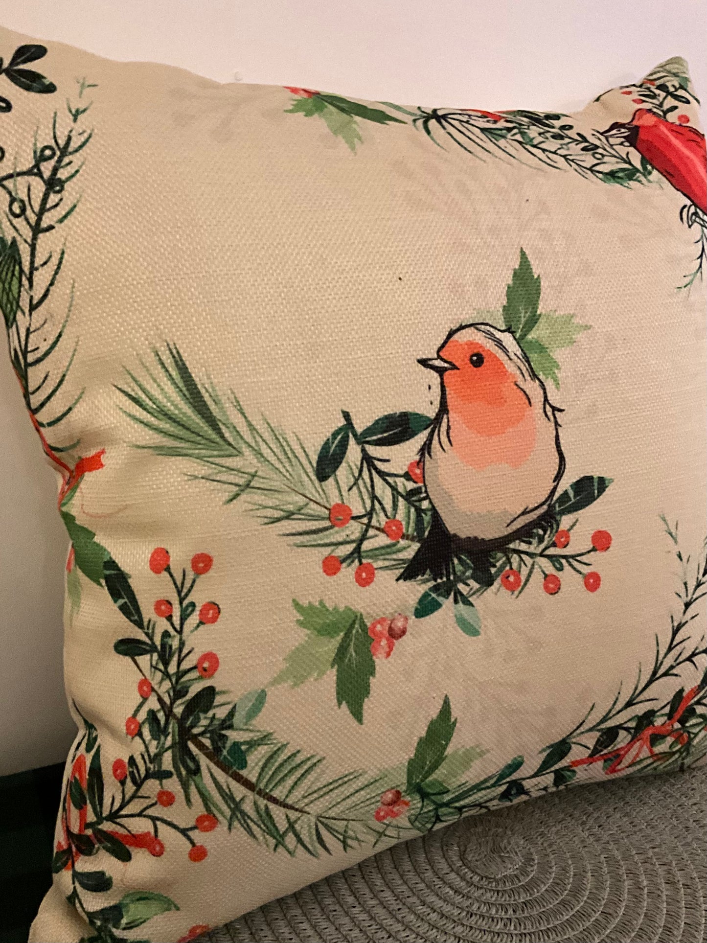 Robin Cushion Cover