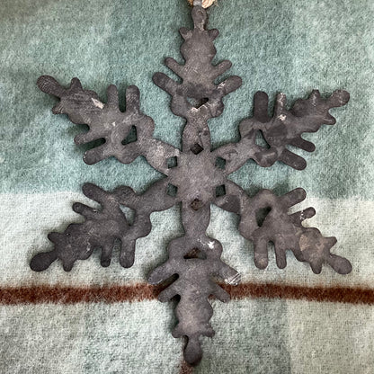 Tin Snowflake Deco