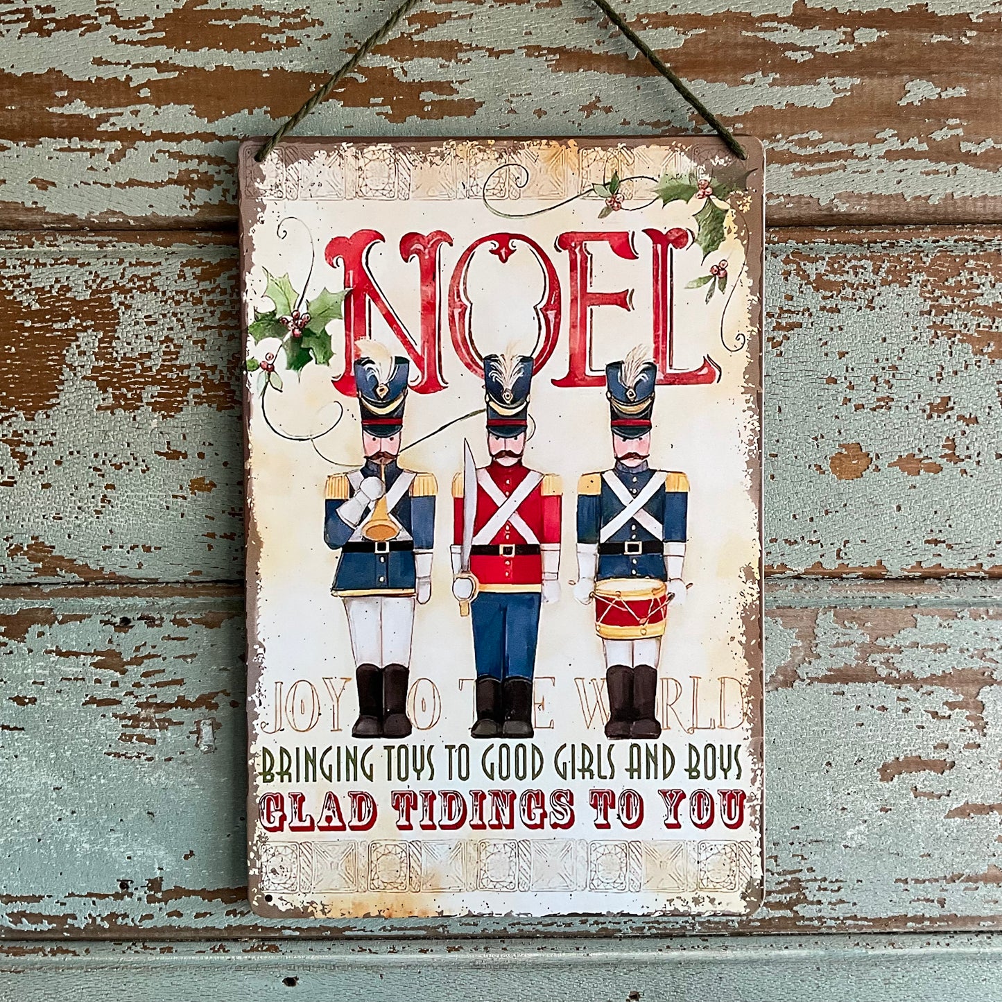 Noel Toy Soldier Sign