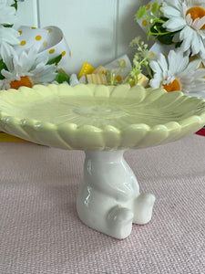 Yellow Flower Plate