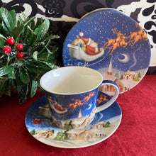 Load image into Gallery viewer, Santa Sleigh Cup &amp; Saucer