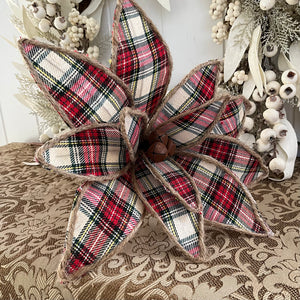 Country Tartan Poinsettia