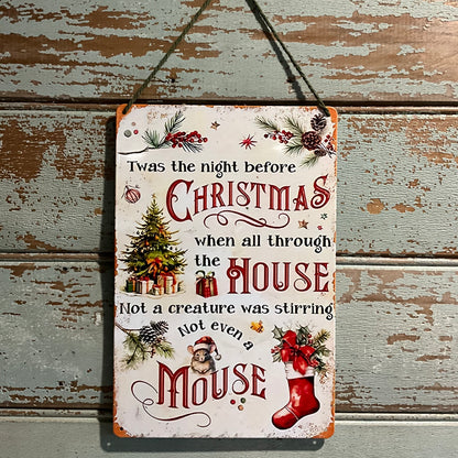 ‘Twas the Night Before Sign