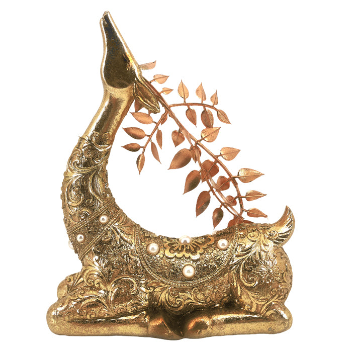 Coming Soon - Gold Sitting Deer