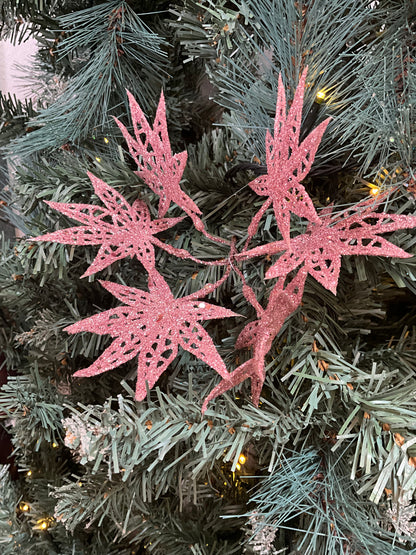 Pink Maple Leaf Pick