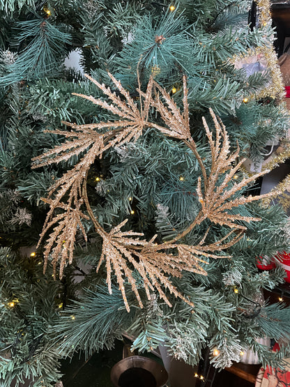 Gold Glitter Mini Wreath