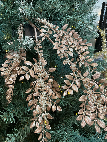 Rose Gold Fern Spray