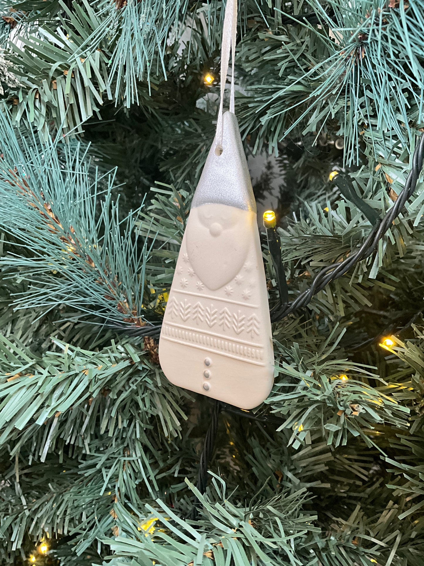 Ceramic Santa Deco