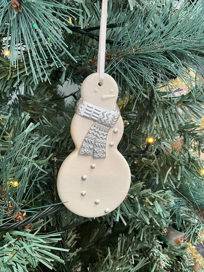 Ceramic Snowman Deco