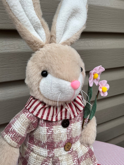 Mrs Bunny with Flowers