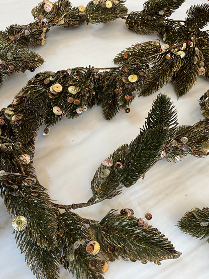 Gold Pine Garland