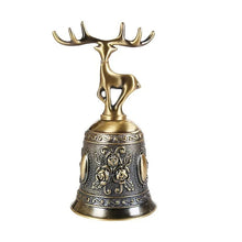 Load image into Gallery viewer, Reindeer Bell Gold