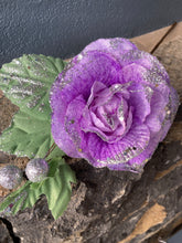 Load image into Gallery viewer, Mauve Glitter Rose