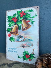 Load image into Gallery viewer, Vintage Merry Christmas Sign