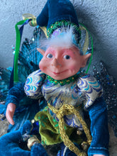 Load image into Gallery viewer, Blue &amp; Green Little Elf