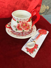 Load image into Gallery viewer, Christmas Cup &amp; Saucer