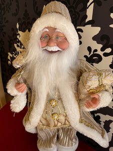 Gold Standing Santa